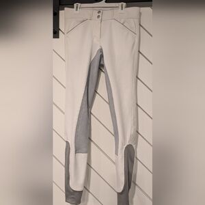 Dover Saddlery White Full Seat English Breeches